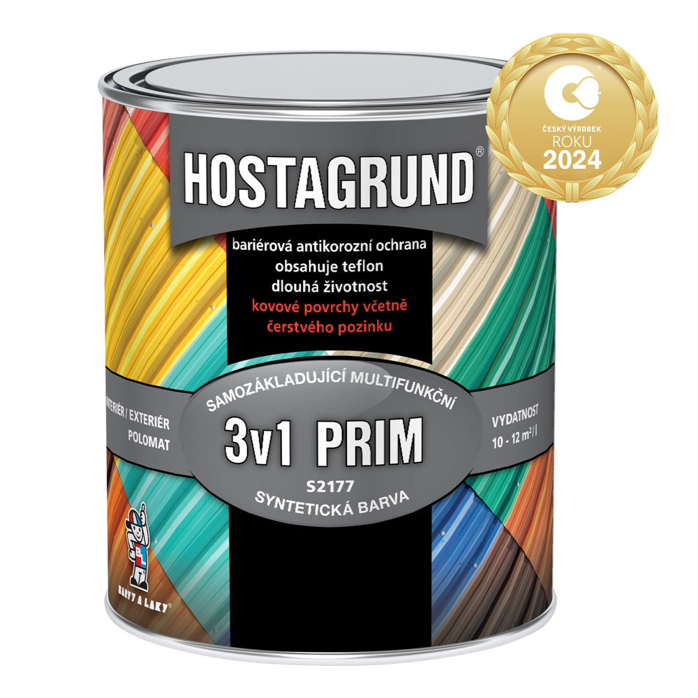 Hostagrund 3v1 PRIM S2177 0,6l žlutý 0620