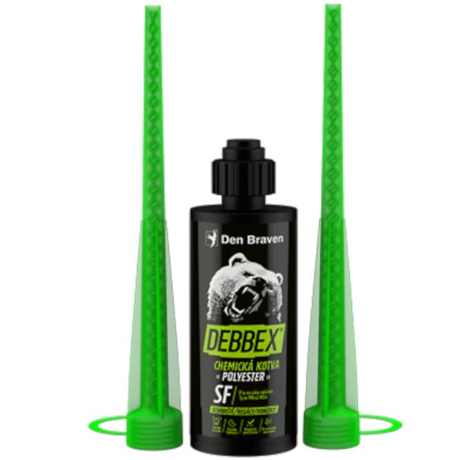 Debbex chemická kotva polyester 165ml