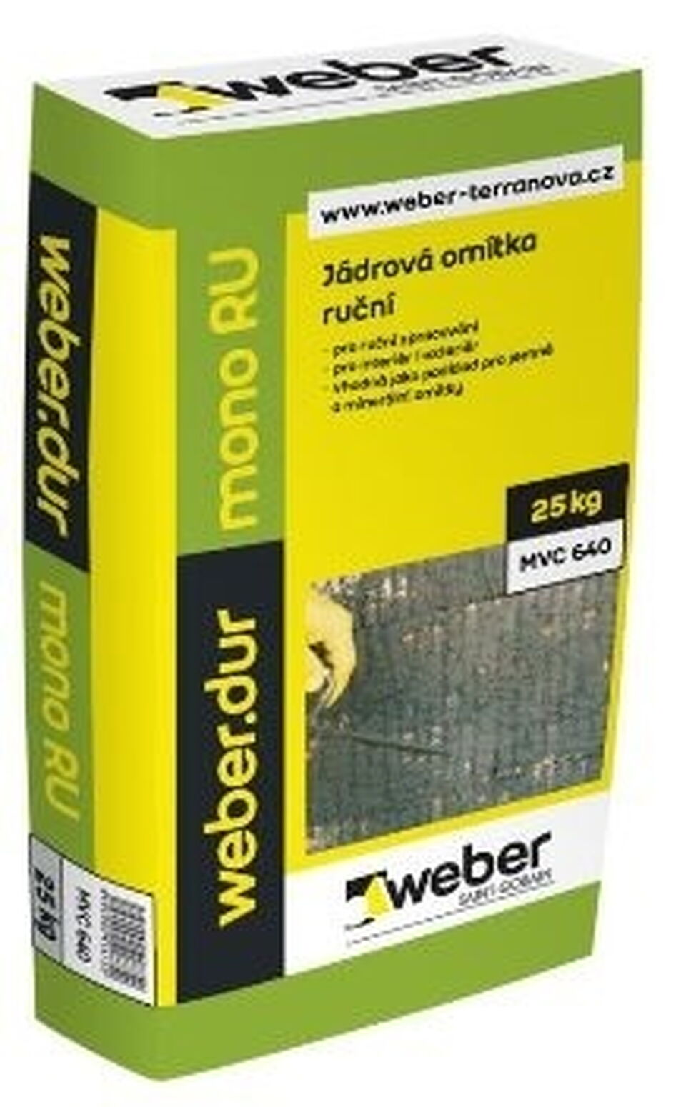 Omítka jádrová weber.dur RU mono 1mm