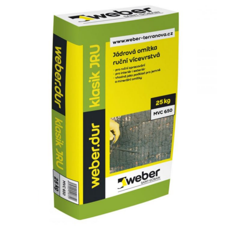 Weber.dur jádrová omítka klasik JRU 2 mm