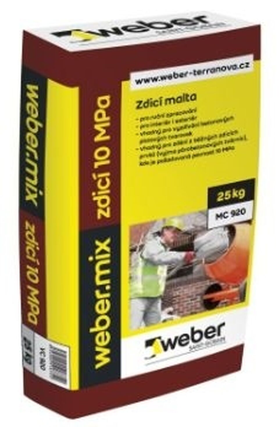 Malta zdicí weber mix 10 MPa – 25 kg